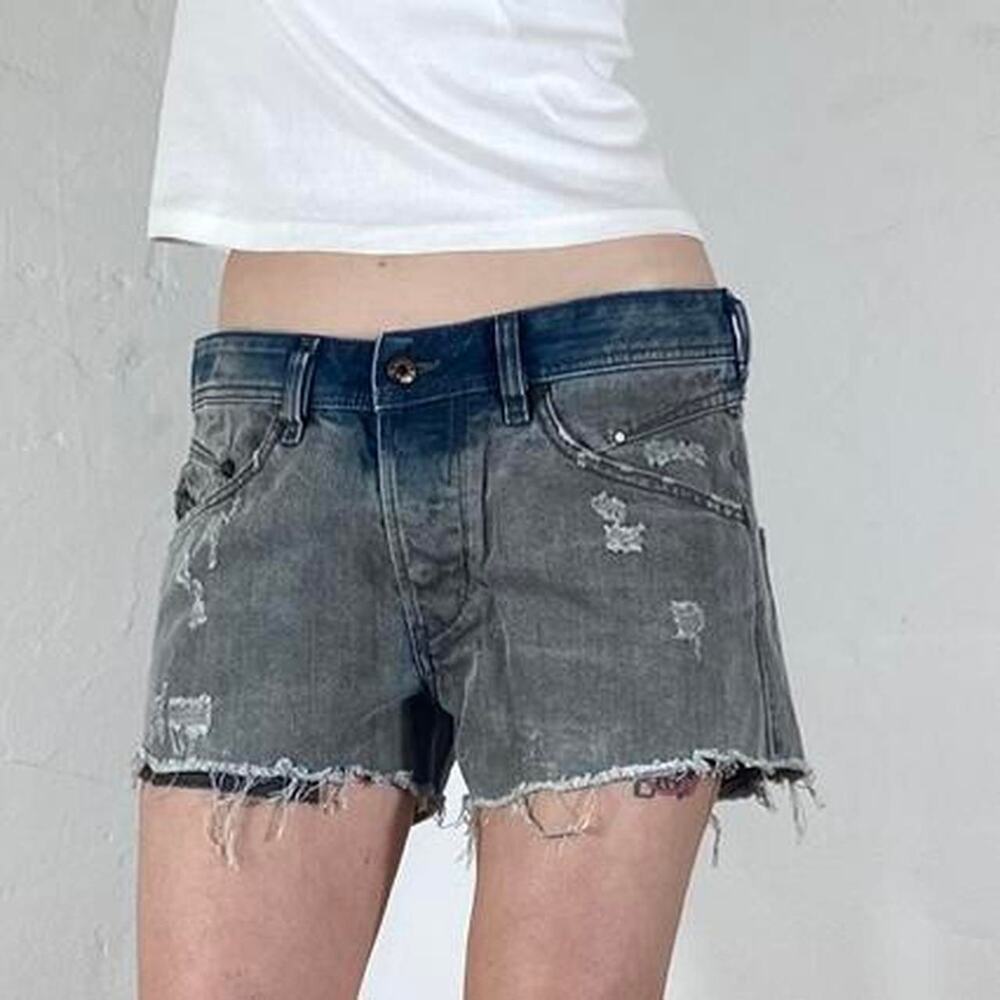 Copied - Diesel blue gray ombre shorts